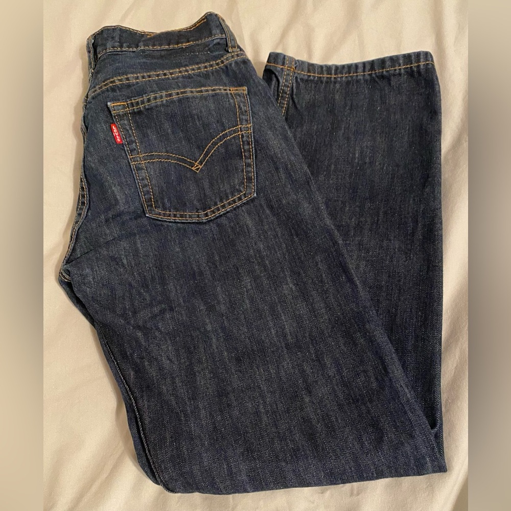 Levi’s 514 Straight Leg Dark Wash Jeans. Size 14 Regular